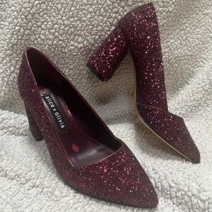 Alice + Olivia Glitter Pumps (Dorothy Core!!)